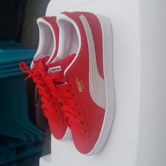 Red Suede Classic XII Jr Puma sneakers - Picture 4 of 6